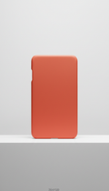 Coral Pop Leather Case
